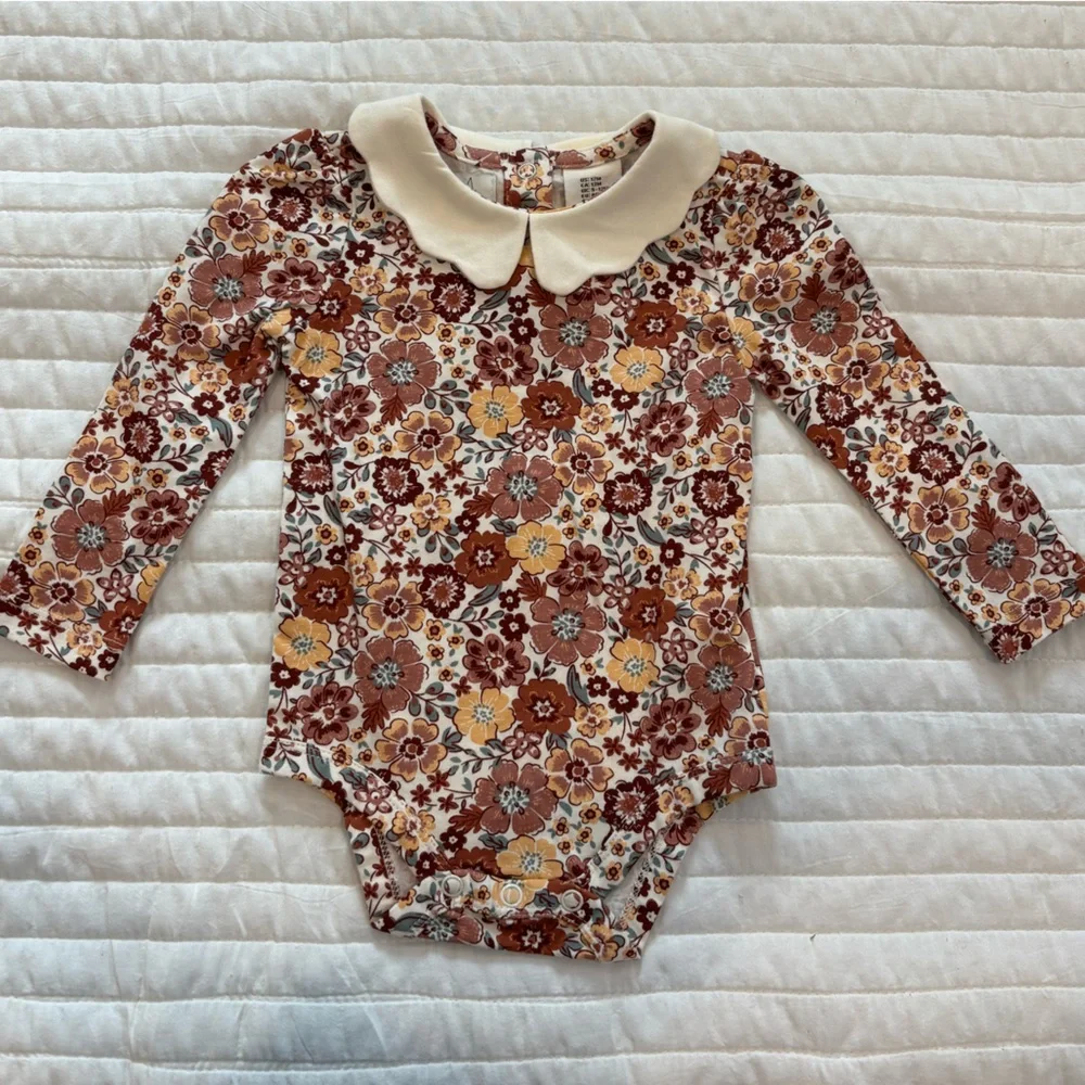 NWT Joie 2 Piece Corduroy Dress & Floral Shirt 12M - Picture 5 of 6